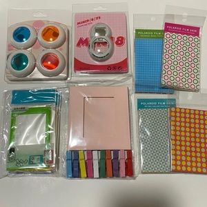 New Instax mini 9 accessories.